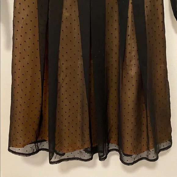 H&M Black and Tan Sheer Dress - Picture 5 of 11